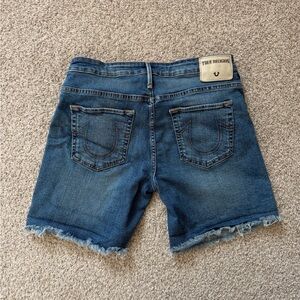 True Religion Bermuda Denim Shorts Womens 27 Gypset Blue